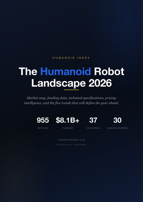 The Humanoid Robot Landscape 2026 — Free Report Cover